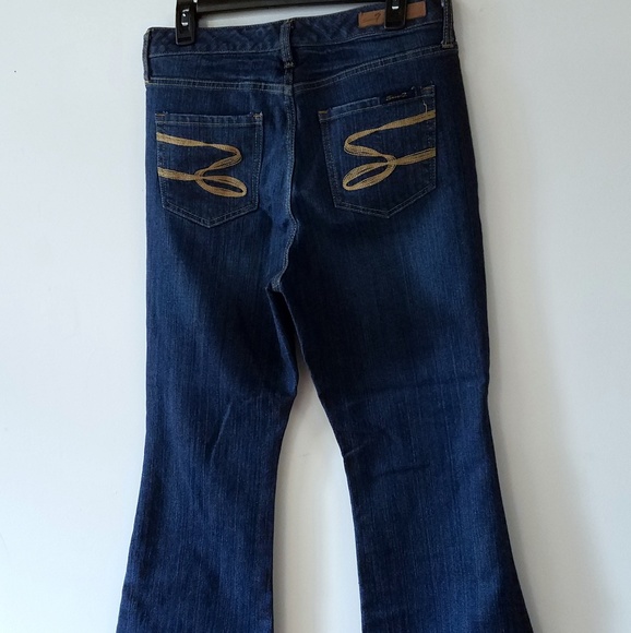 Seven 7 Bootcut Flare Womens Jeans Size 8 - Picture 4 of 8